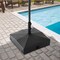 Casafield Patio Umbrella Base – Weighted Stand with Wheels for Outdoor / Lawn or Pool Deck Umbrellas